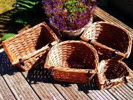 bicycle baskets made from willow